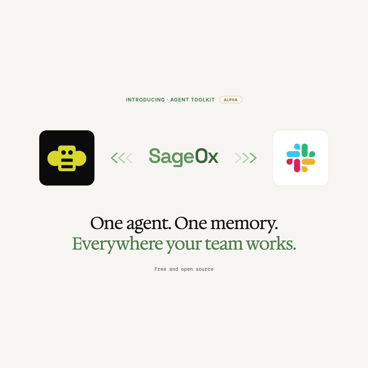 Introducing the SageOx Agent Toolkit