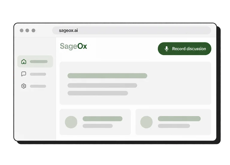 The SageOx web app